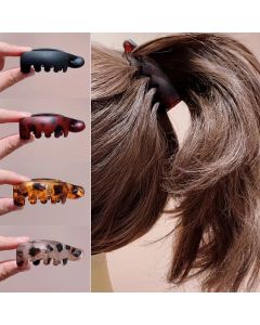 4 Pcs Banana Clips Small Size Vertical For Women Elegant High Ponytail Hairpins