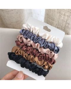 6Pcs Satin Hair Scrunchies For Women Softer Than Silk Girls